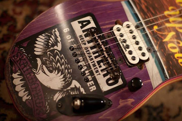 Skate Guitar body